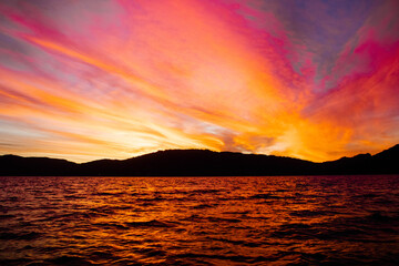 Rojo atardecer