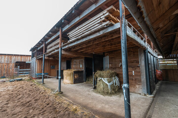 Pferdestall auf dem Reiterhof