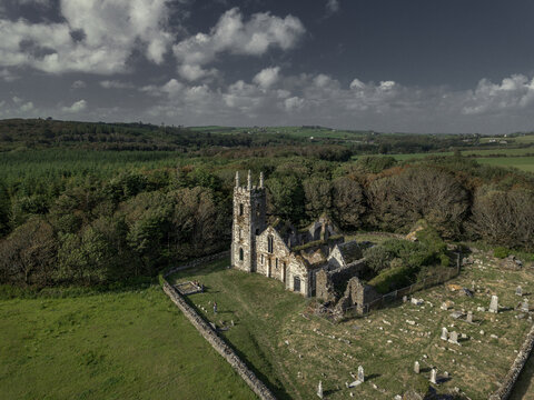 Ruins of a Roman Catholic Church. Ruins of a Roman Catholic church and graveyard in Rathbarry, County Cork, Ireland.