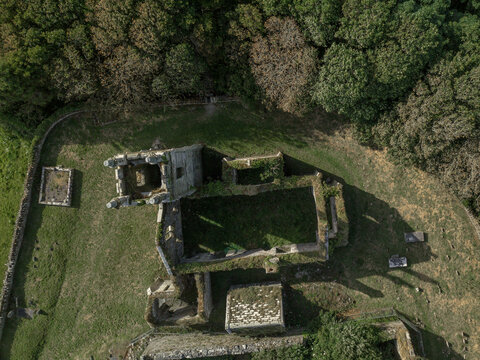 Ruins of a Roman Catholic Church. Ruins of a Roman Catholic church and graveyard in Rathbarry, County Cork, Ireland.