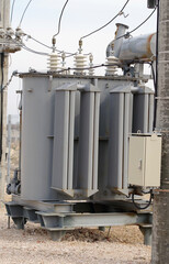 high voltage transformer post