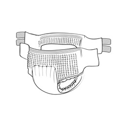 icon for diapers vector illustration