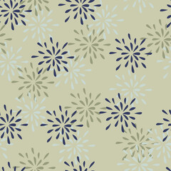 Seamless vector pattern with colour stains on light background. Artistic bubble texture wallpaper design. Fashion textile.