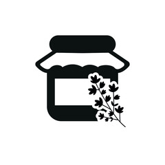 Vector image. Thyme honey icon.