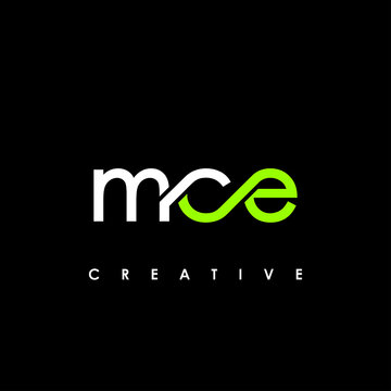 MCE Letter Initial Logo Design Template Vector Illustration