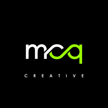 MCQ Letter Initial Logo Design Template Vector Illustration