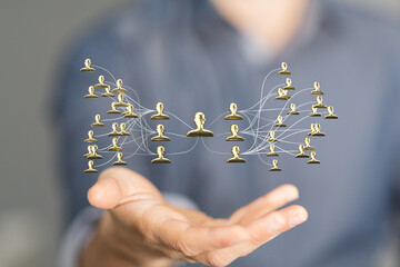 team hierarchy connection group digital
