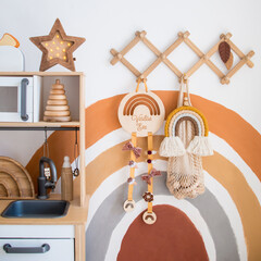 children's room interior, Scandinavian style