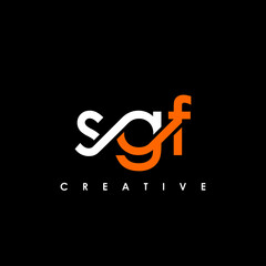 SGF Letter Initial Logo Design Template Vector Illustration