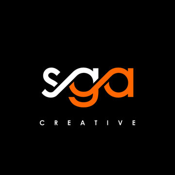 SGA Letter Initial Logo Design Template Vector Illustration