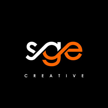 SGE Letter Initial Logo Design Template Vector Illustration