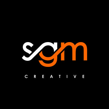 SGM Letter Initial Logo Design Template Vector Illustration