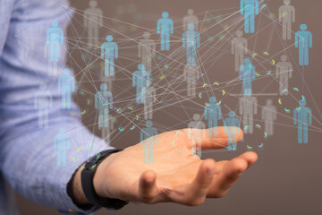 Unity group and teamwork concept