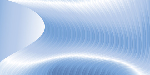 Metallic blue stripes, metallic gradient. Cover design. Creative background, wallpaper, magazine cover. EPS