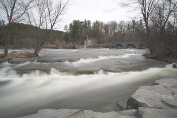Mississippi River in winter