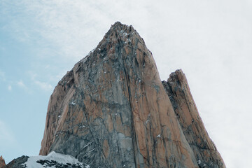 summit of a mountain close shot (Fitz roy)