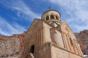 Fototapeta na wymiar Surb Astvatsatsin Church, Noravank Monastery - Armenia