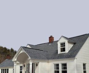 new roof top with dormer window