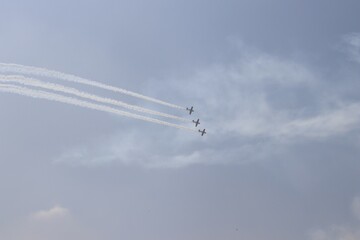 airplane in flight