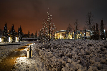 night park Galitskogo in Krasnodar                