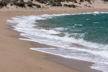 The beach at Porto Pollo in Sardinia