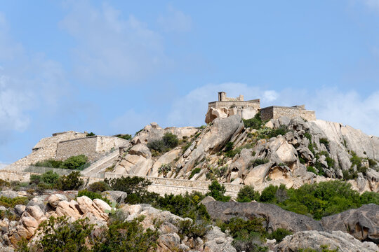 Fortezza di Monte Altura near palau in Sardinia