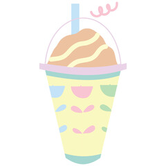 Illustration vector graphic of drink and food stuff. Perfect for printing product, food product, restaurant, kitchen stuff