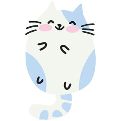Illustration vector graphic of nice cat. Perfect for printing product, sticker
