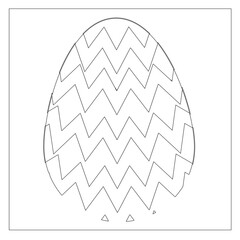 Easter Egg Coloring Page! Easter Coloring Pages Printable and worksheet. Easter Activities for Kids, Easter Party, Easter Games, Easter 2021 