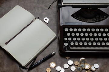 Tipica mesa de um escritor