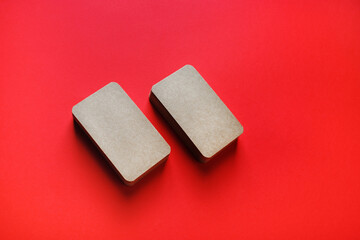 Photo of kraft business cards