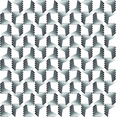 Over lapping star pattern in black colour with light and dark shades looks so beautiful
