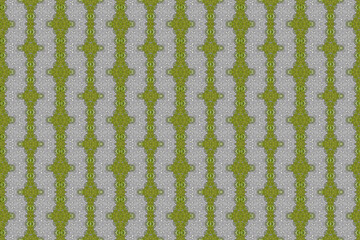 モザイク技法による幾何学的な模様のデザイン