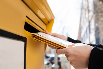 Letter In Envelope Or Document In Mailbox