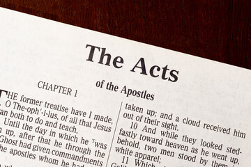 Acts Title Page Close-up