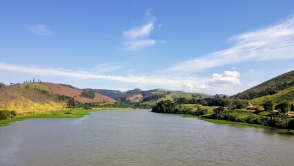 Obraz premium river in the mountains
