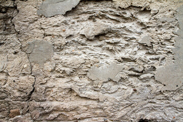 Background: Very worn down wall in close up