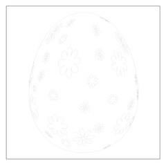 Easter Egg Coloring Page