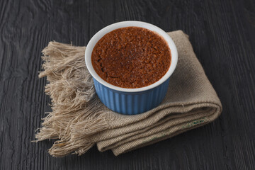 Cacao-Amaretto gratin dessert