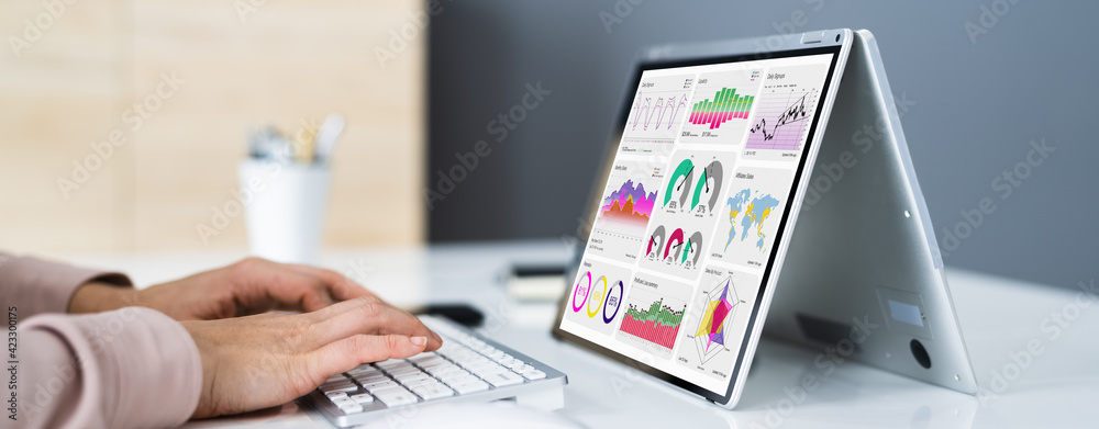 Poster KPI Business Data Dashboard Analytics