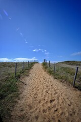 Obraz premium Dunes leading to the beach in Bretignolles France