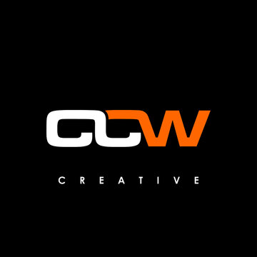 CCW Letter Initial Logo Design Template Vector Illustration