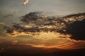 sunrise cloud gradient