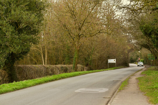 Road from Solihull to Coventry, England, UK