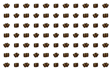 set of oak barrels dark brown winemaking symbol icon on a white background