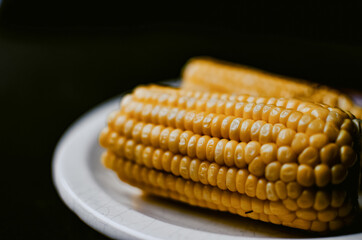 Corn on the cob with spices