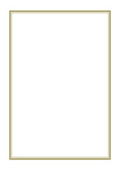 Luxury diploma frame template with gold lines. Certificate frame template. Certificate blank frame.