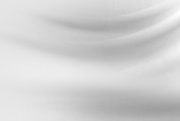 white cloth background abstract with soft waves