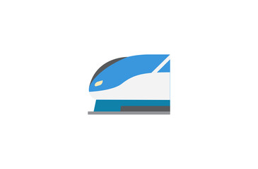 
Light rail vector flat icon. Isolated light rail train emoji illustration