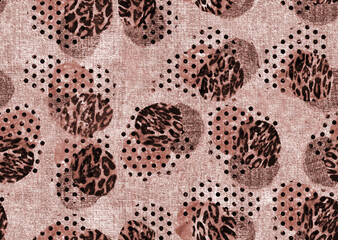 abstract seamless leopard print texture design